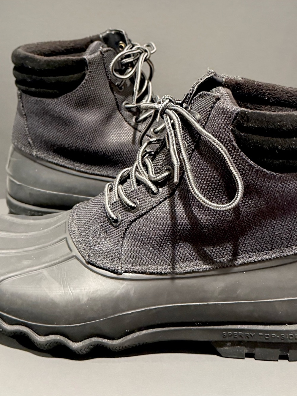 Sperry Mens Avenue Duck Nylon Rain Boot Size 9.5